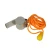 Import Stainless Steel Whistle with Lanyard Steel Whistle for sport game from China