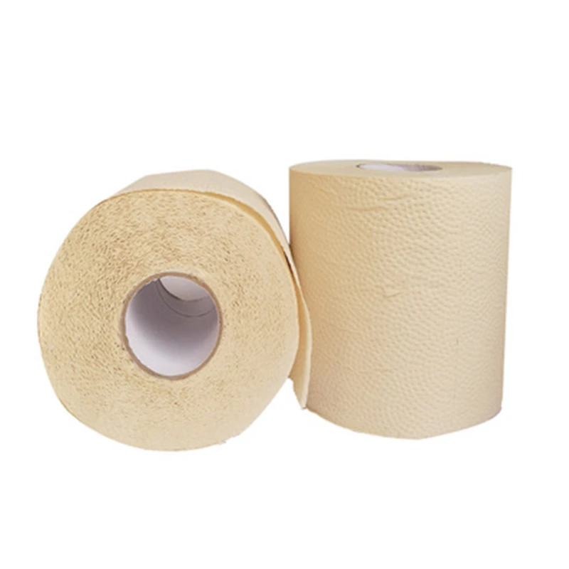 Standard toilet tissue roll with beautiful embossing bathroom tissue paper