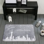Star pattern design doormats super absorbs Mud Absorbent PVC dot backing Non Slip Carpet shoes scraper dirt trapper door mats