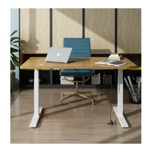 Steady structure intelligent electric adjustable height sit standing desk
