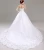 Import Strapless design gorgeous white bridal dress french lace wedding dress from China