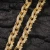 Import Street hip-hop rivet O shape chain necklace bracelet metal punk men&#x27;s zircon inlaid necklace nightclub accessories from China