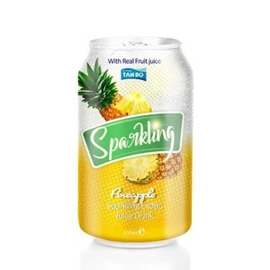 sugar free pineapple juice sparkling water 330ml