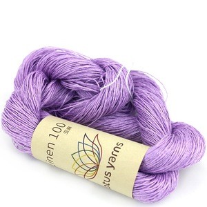 Summer linen spun yarn, linen yarn 100% for handknitting and crocheting