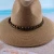 Import Summer new straw hat fashion jazz hat handsome flat along the beach hat mens straw fedora panama from China