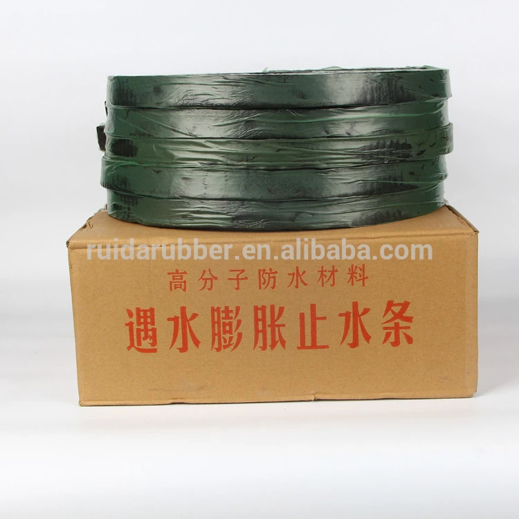 Swell rubber water stop strip with 400% expansion rate for construction joint waterproof