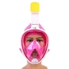 Swimming&diving180 Degree Panoramic Anti-fog&Anti-leak Silicone full face mask diving snorkel set mask for diving