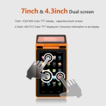 Tablet PC Desktop POS System Android All in one POS terminal ,dual screen android payment terminal