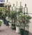 Import Tall Black Garden Obelisk For Climbing Vines And Plants Round Metal Trellis  fencing, trellis from China