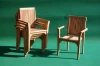 Teak Outdoor Garden Patio beach Stacking Chairs for dining and Furniture