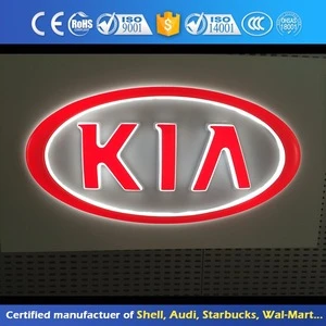 Thermoformed Advertising Plastic Light Up Letters For Sign Box Led Light