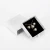 Import Thick Black Paper Necklace Ring Earring Bracelet Jewelry Packaging Box Custom Jewelry Box Drawing Package from China