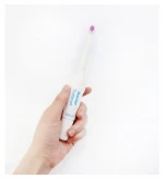 Three brush head sonic double clean electric toothbrush