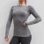 Import Tight Thumb Hole Stretchy Girls Seamless Long Sleeve Yoga Tops from China