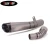 Import Titanium Alloy 636 Slip On Exhaust For KAWASAKI ZX6R 636 Middle Link Pipe With Titanium Alloy Muffler Slip 2009-2019 from China