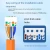Import Tool Free RJ45 Connectors for CAT8/CAT7/CAT6A CAT6/CAT5e/CAT5, Punch Down Type Ethernet Cable Male Plugs - 1PCS from China