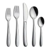 Top grade stainless steel dinner fork knife spoon heavy weight flatware cutlery