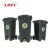 Import Top manufacturers 120 liter plastic garbage pedal trash can waste dust bin dump cart with wheels from China