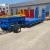 Import Tow coupling turntable 2 axle low flat full trailer with tow bar eye from China