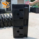 Track parts flexible railway rubber crossing board plate supplies pad