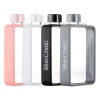 Transparent Square shaped clear style Sports drinking bottle workout Plastic Water Bottle