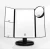Import Tri-Fold adjustable 21 LED Lighted Mirror Touch Screen Stand Vanity Makeup Mirror 1X/2X/3X Beauty Mirror from China