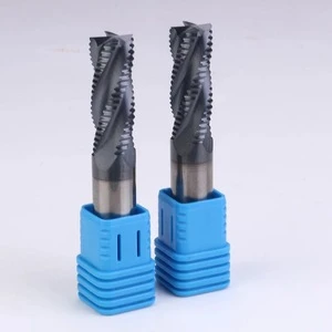 Tuohai Solid Carbide 3 4 Flute Roughing End mill rough milling cutter