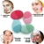 Import Ultrasonic IPX7 waterproof silicone wireless rechargeable facial cleansing brush from China