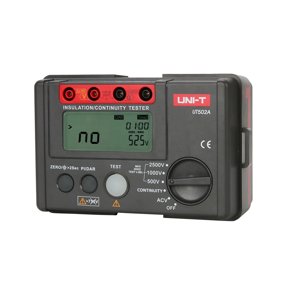 UNI-T UT502A Auto Range Digital Insulation Resistance Meter