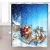 Import Unique Custom Merry Christmas Dreamlike The Santa Claus Waterproof Fabric Polyester Shower Curtain 66X72 Bathroom Decor from China