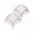 Import Unique design pattern white floor natural marble stone water jet mosaic tile for sale from China