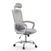 USA Local Shipping Ergonomic Grey Office Chair High Back Office Chair Mesh Desk Chair with cloth hanger