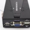 USB KVM Switch Box 3 Port VGA Video Sharing Adapter 2 IN 1 OUT Manual KVM Switch