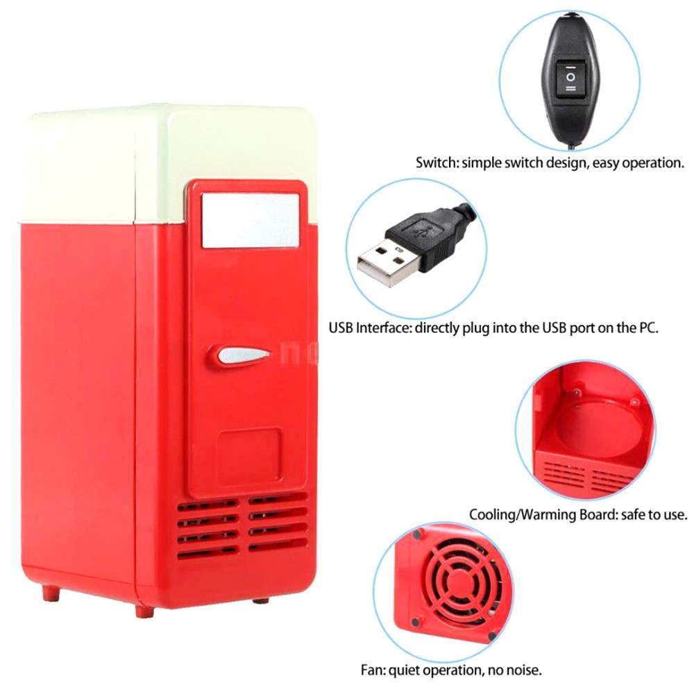 Usb mini refrigerator usb electric refrigerator computer refrigerator for promotion Promotion gifts mini USB Mini fridge with c