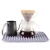 Import V60 Drip Funnel High Boron Glass Cup Hand Punch  Cup Coffee Filter Dripper from China