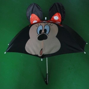 Very beautiful rainbow Umbrella Parasol For Wedding Party Favor Hot sell Mickey Mouse