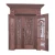 Import Villa Security Main Door Luxury Glass Insert Exterior Copper Doors from China