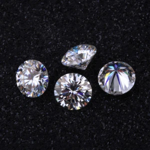 VVS1 F-G White Diamond Cut Moissanite Gems Loose