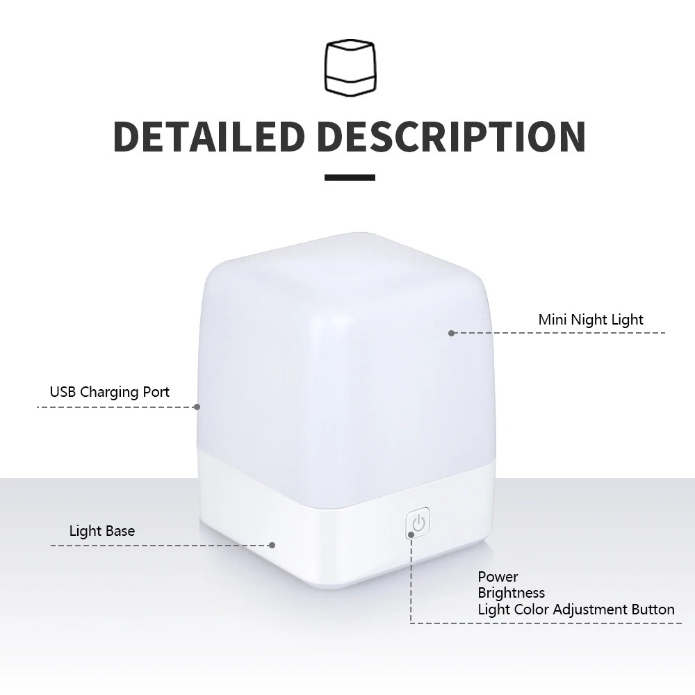 Warm and White Light Eye-protecting USB LED Reading Book Table lamp For Children