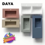wash basin price public composite resin bathroom sinks counter top hand wash artistic basin
