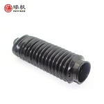 Waterproof dustproof protective corrugated latex rubber bellows sleeve