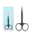 Import WB200-199 Stainless Steel Manicure Black Makeup Eyebrow Scissors from China