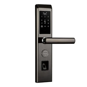 Welcomed sample order Fingerprint+password+key authorized biometric  fingerprint scanner  door lock with fingerprint amp digital