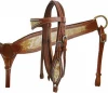 Western bridle and breastplate horse tack set