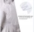 Import white simple bridal mantilla&inserted veils with comb from China