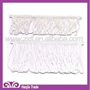 White Wool Fringe Trimming
