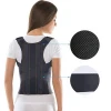 Whole Sale Breathable Double Sandwich Durable Adjustable Back Brace Posture Corrector for Women and Men