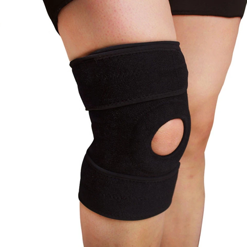 Wholesal eadjustable  Neoprene Waterproof Sport Knee Support Brace