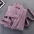 Import Wholesale 100 cotton velour bathrobes  women custom velvet 5 star hotel bathrobe from China