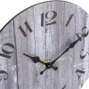 Wholesale 10inch 12 inch 24 inch wooden wall mounted clock antique